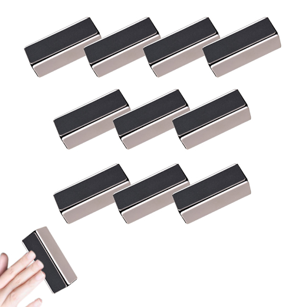 10 st Nail Shiner Buffer Block - Glansig nagelpolerare svamp buffert block fil 240/1000/6000 Grit Manikyr Nagelkonst Verktyg