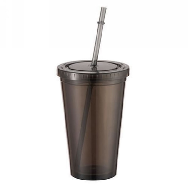 Double Wall Tumbler with And Straw, Plastic Tumbler Cups,