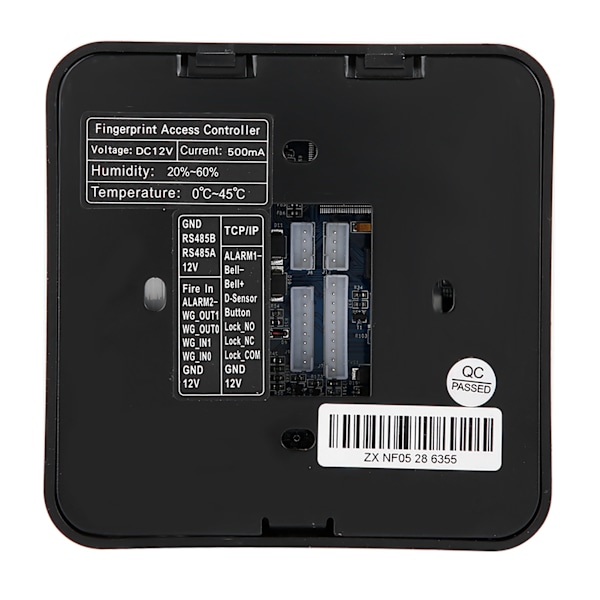 TCP IP 2,4 tum TFT 125KHZ Fingeravtrycks-RFID-kort Tidnärvaro Maskin Access Control System