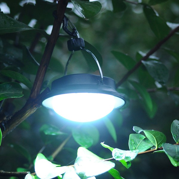 Utomhus LED-lykta med krokdräkt för orkan, nödsituation, Po black