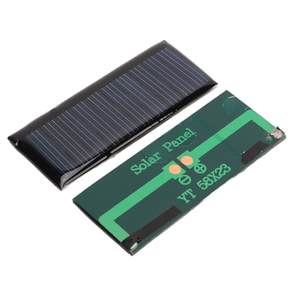 2PCS 45MA 5V Mini solpaneler 3.7V Hög omvandlingsgrad Energibesparande Effektiva polykristallina solceller