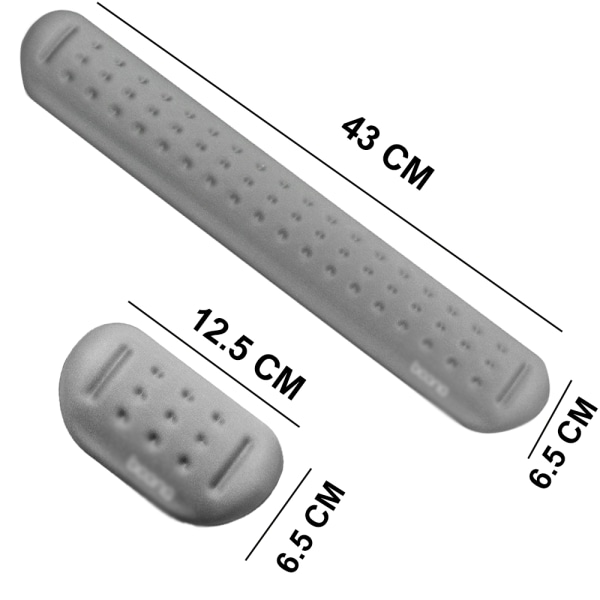 1 set Memory Foam Mus- och tangentbords handledsstöd kudde