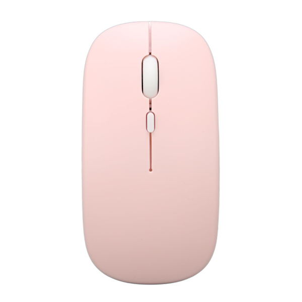 Trådløst tastatur og mus sett 10in datamaskintastatur og mus kombinasjon for nettbrett mobiltelefon datamaskin rosa