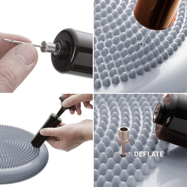 Boll sittkudde inkl. Pump 33cm diameter - balans kudde,