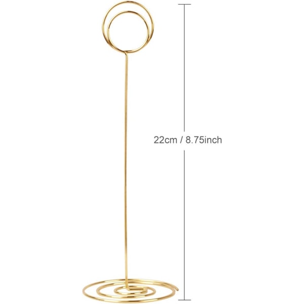 10-pack 8,75 tum högt bordsnummerhållare Placera korthållare