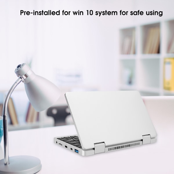 Pocketdator Notebook 7-tums Full High-Definition Touchable IPS-skärm 8G+256G 110V-240V EU-kontakt
