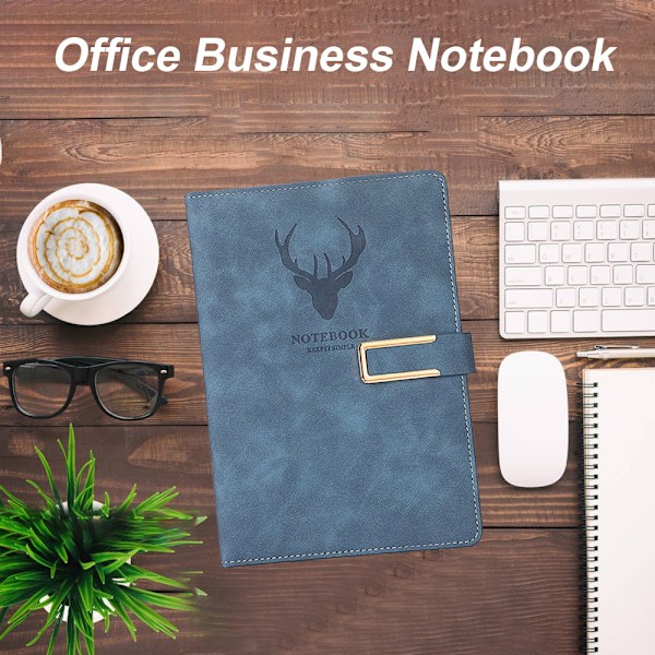 Business Notebook A5 Spænde Notesblok (Hjortehoved Design) Hardcover