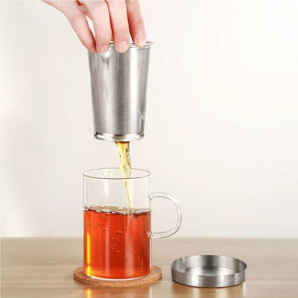 Glas Tekande med Infuser, Løs Te Tekande med Infuser,