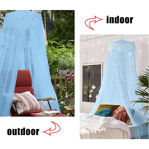 Myggenet seng, sengetæppe, queen size enkeltseng, dobbeltseng,