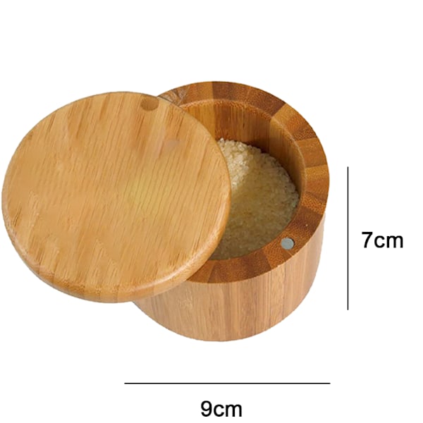 Totally Bamboo Salt Cellar Bambus Opbevaringsboks med Magnet