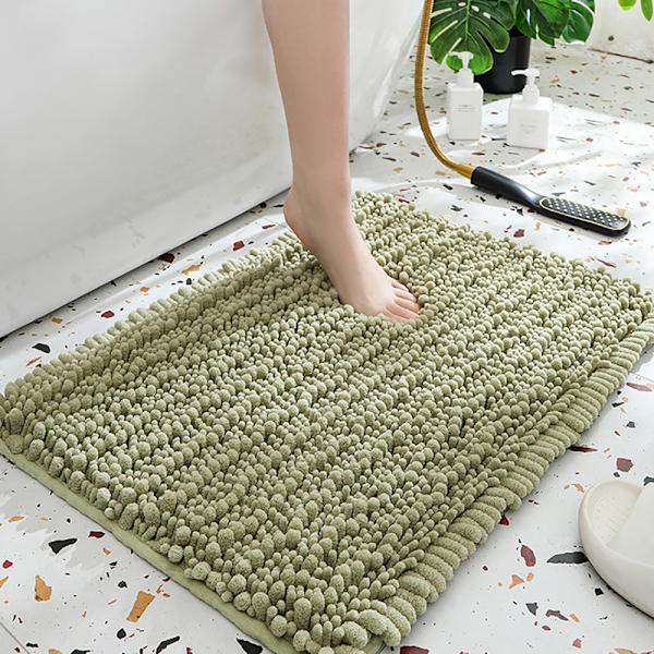 Kylpymatto 40 x 60 cm, chenille-kylpymatto liukumaton, pehmeä kylpymatto konepestävä, imukykyinen kylpymatto mikrokuidusta kylpyammeeseen, suihkuun ja
