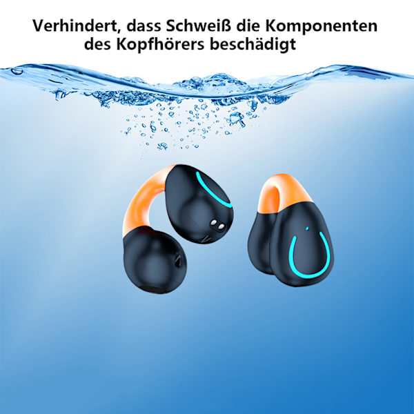 Bluetooth 5.3 -kuulokkeet Sport On Ear -langattomat urheilukuulokkeet, joissa melunvaimennus ja HD-mikrofoni, 36 tunnin syvä basso, langattomat nappikuulokkeet IP7