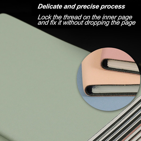 4 eksemplarer Journal Notebook, Skrivejournal, Lay Flat, Skrivebord