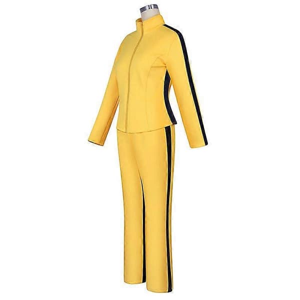 Kill Bill Cosplay Halloween Brud Gul Jumpsuit Anime Mode yellow S