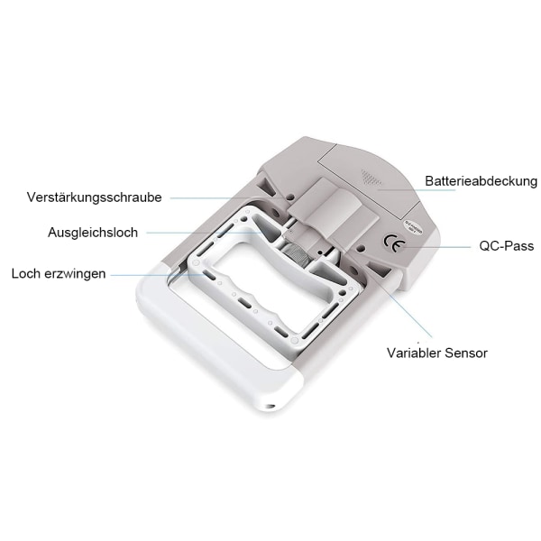 Digital Hand Dynamometer Grip Strength Measurement Meter Auto