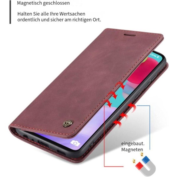 Handyhülle til Samsung Galaxy A52 5G/4G Hülle Leder Klappbar Flip Case