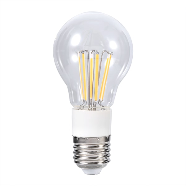 E27 LED-kronljuslampa med glödtråd, dimbar, retro Edison-stil, varmvit, 220V, 6W
