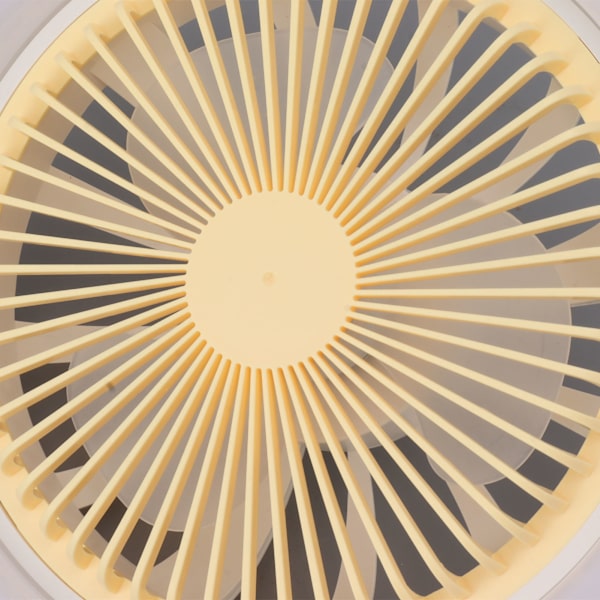 10,2 tommers 30W E27 LED Takvifte med Lys Fjernkontroll 3 Nivåer Vindhastighet 3 Farger Stille Innkapslet Takvifte 85‑265V Gul