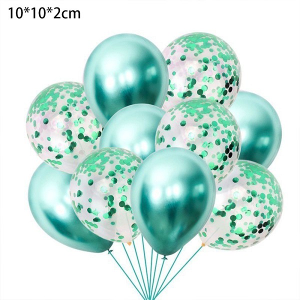 60 Stk Metal pailletter ballon sæt Latex balloner | Parti