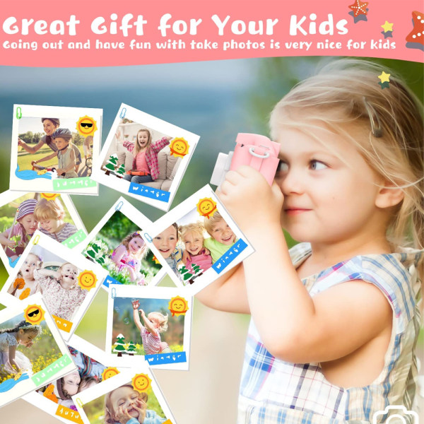 1080P HD-kamera til børn - med 32 GB hukommelseskort