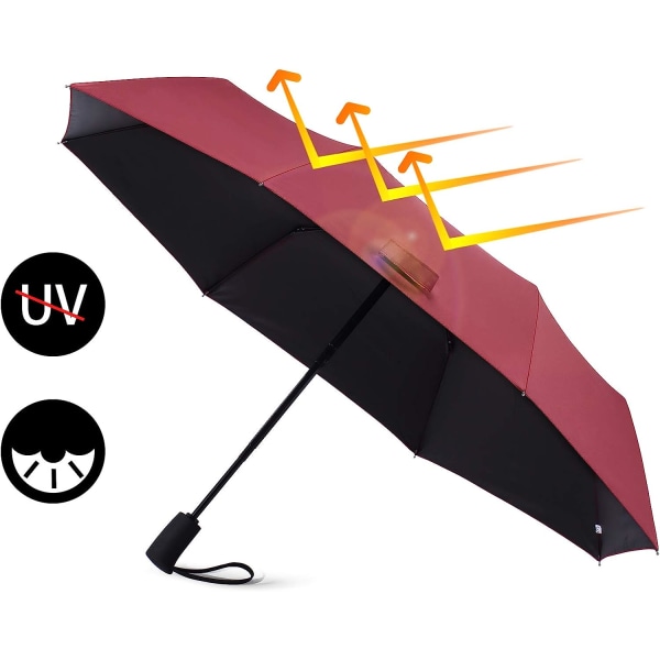 Regenschirm Taschenschirm Sturmfest Bis 140 km/t, JIGUOOR