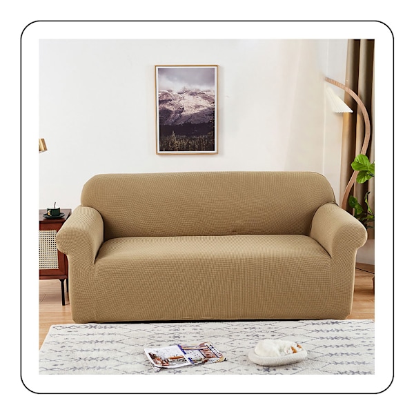 Stretch Anti Slip Sofa Cover, Jacquard Sofa Cover, Soft Furniture Protector for Sofa for Living Room