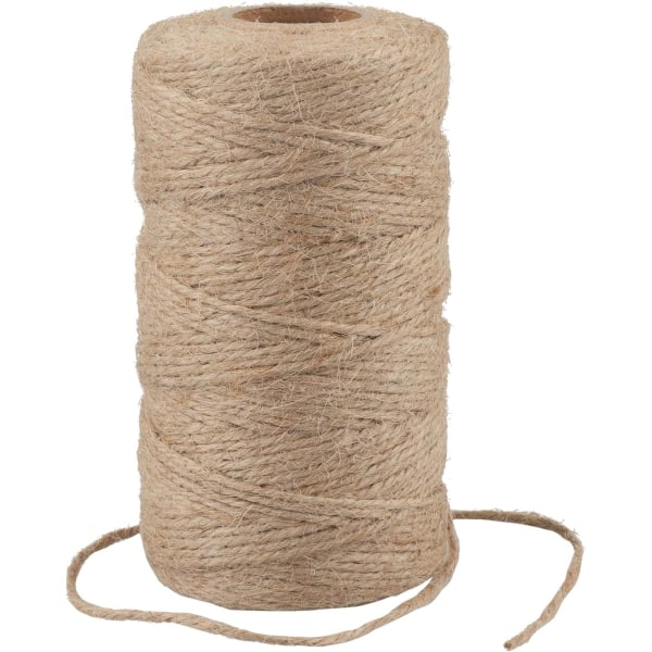 100M Jute Twine Puutarhanaru 2MM Luonnon Jutelanka