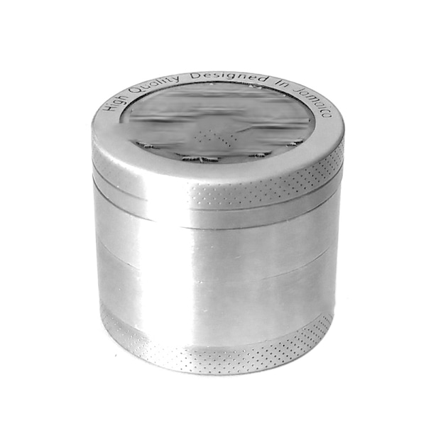 Bladmønsterkvern Fargerik Sink-legering Manuell Bærbar Sliper Knuser Slipeskive Gave Dia 4CM