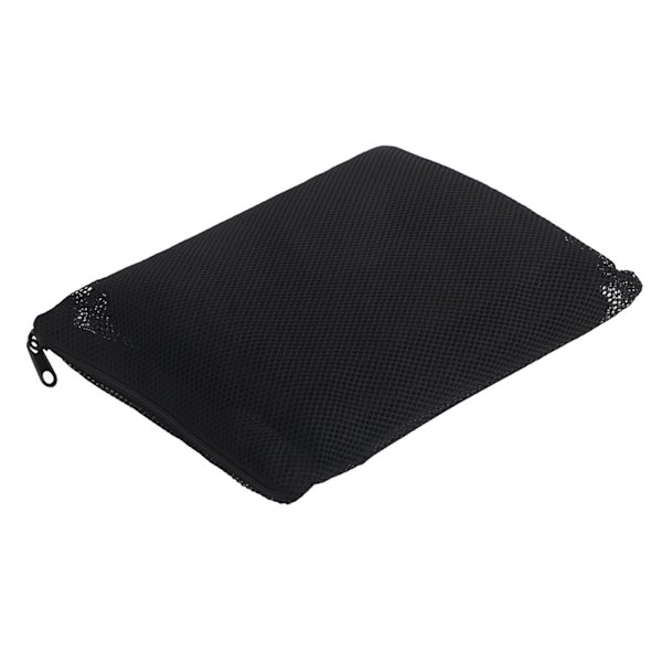 10 stk Akvariefilter Media Vesker Nylon Mesh Fisk Tank Veske med Glidelås(15*20cm Svart)
