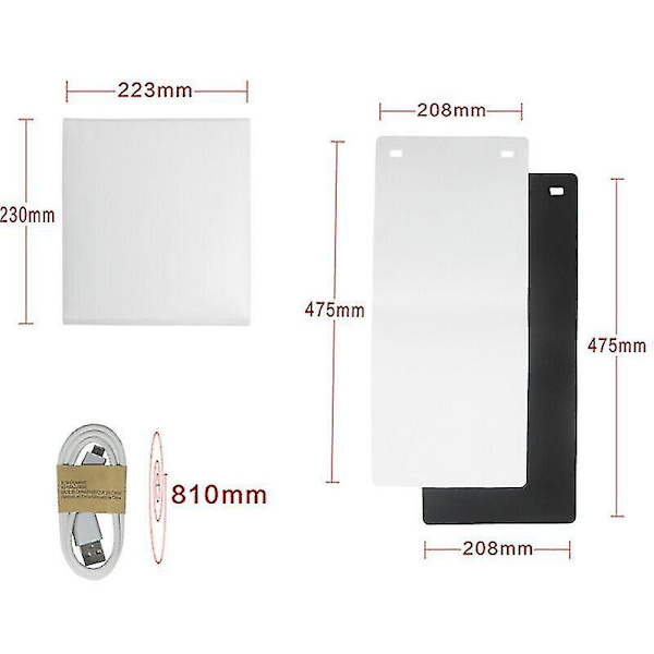 Mini Box Fotografi Bakgrund Foton Studio Produkt Utrustning
