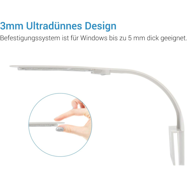NICREW LED Akvarieljus Belysning Klämma, Ultratunn