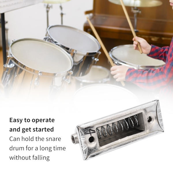 2 st Drum Lug Järn Krom Färg Snare Öra Set Musikinstrument Underhåll Tillbehör WC27E