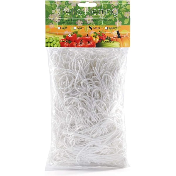 1,67mx 10m Have Netting Polyester Trellis Plante Ært Støtte