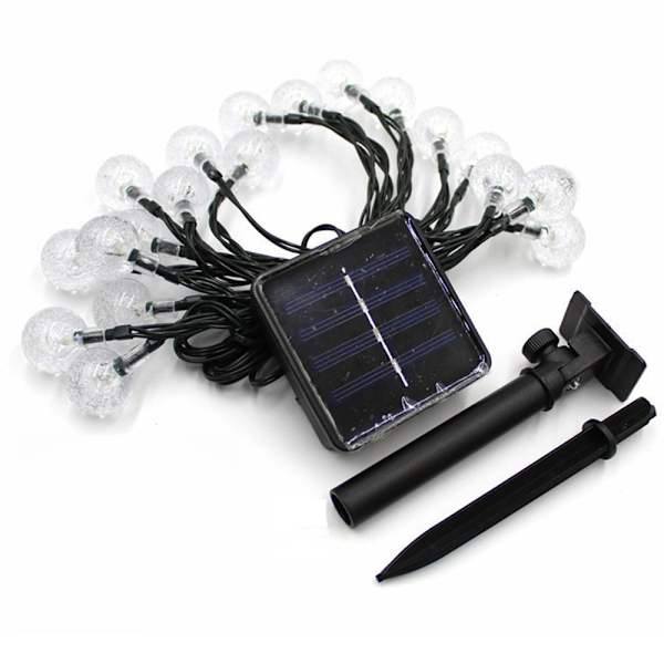 Garden Solar String Lights 100st LED 39ft 8 Modes Crystal Ball multicolor