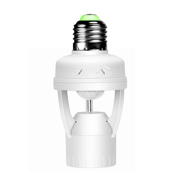 360° detekterad dimbar infraröd rörelsesensor lampsockel lampadapter