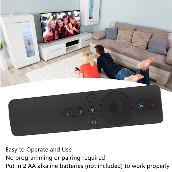 TV-boks fjernbetjening med Bluetooth-stemmefunktion - erstatningsfjernbetjening til Mi Box S