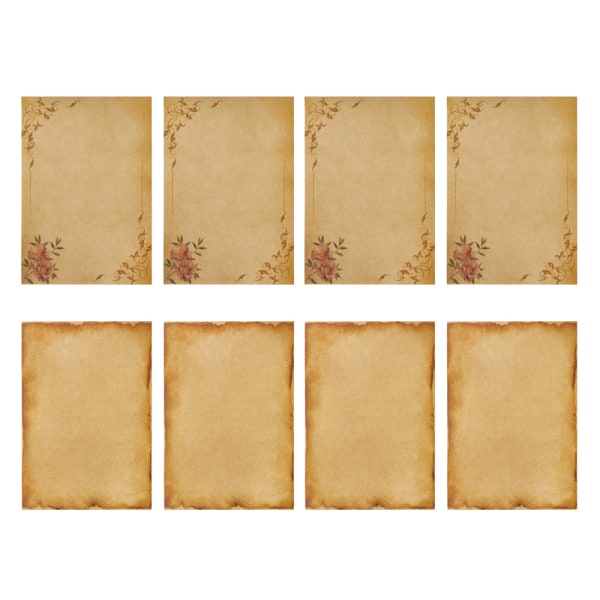 48 ark med gammelt utseende / Vintage Design Paper A5, for vintage
