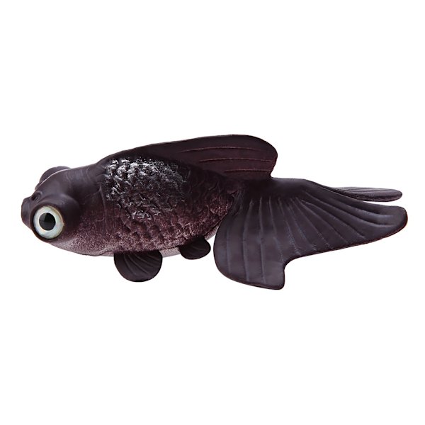 Akvarie Dekoration Sjov Kunstig Silikone Lille Fisk Akvarium Ornament Brun Guld