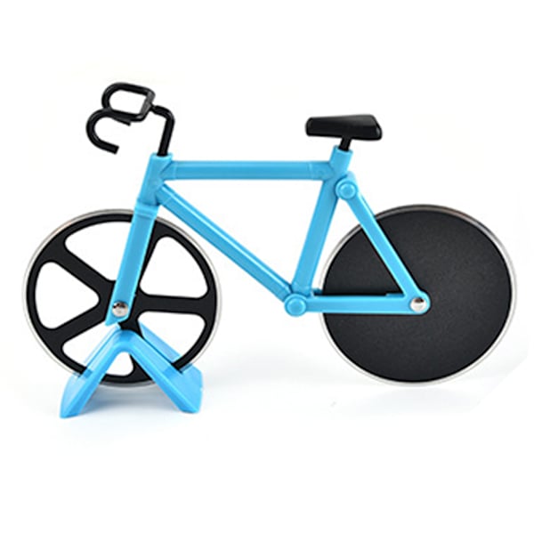 1st Pizzaskärare Blå Cykelcykel Pizzaskärare med Display St Blue