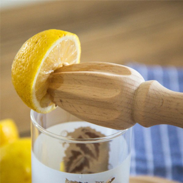 Natural Wood Citrus Juicer Mini Manual Juicer for Orange Citrus Lemon