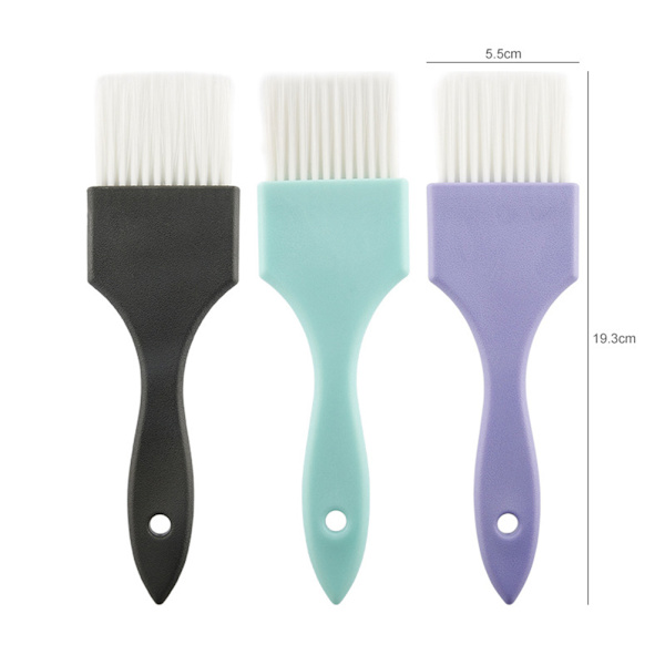 3Pcs Hår Farve Pensel Sæt Farve Tint Pensler Hår Tint Døende Farvning Applikator Professionelle Styling Værktøjer