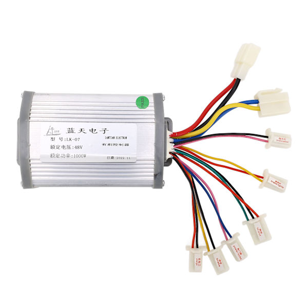 1000W 48V Børstemotor Hastighedsregulator Til Elcykel Scooter Konvertering Børstet Motorregulator