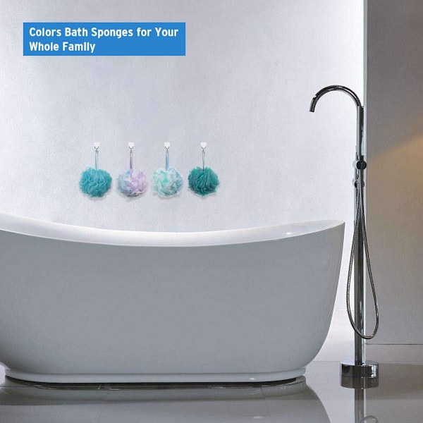 AmazerBath Duschbadssvamp Dusch Loofahs Bollar 75g/PCS för