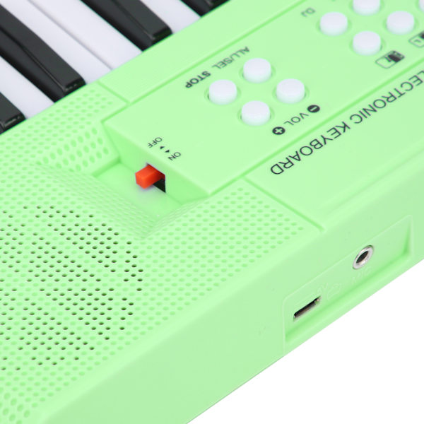 BF‑3738 Musical Keyboard Electric Piano with 37 Keys for Begginers Education InstrumentGreen