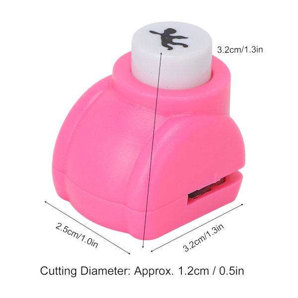 Mini Scrapbook Punches DIY Handmade Cutter Card Craft Printing Paper Punch Hole Puncher