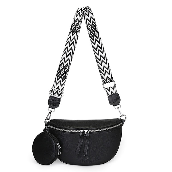 Dame Skulder Bag Liten - Kjede Skulderstropp Crossbody Bag - Lingge Bag Skulder Bag Kveldsbag Bybag Skinn Fast Multifunksjonell Bag