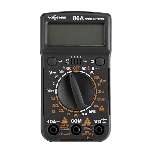 RICHMETERS 86A Digital Multimeter Voltmeter AC DC Spänning Ström Resistans Testare