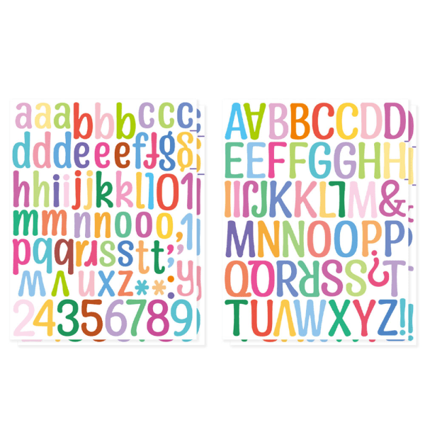 Alphabet Wall Stickers 2-tums nummer Markers Classroom Home