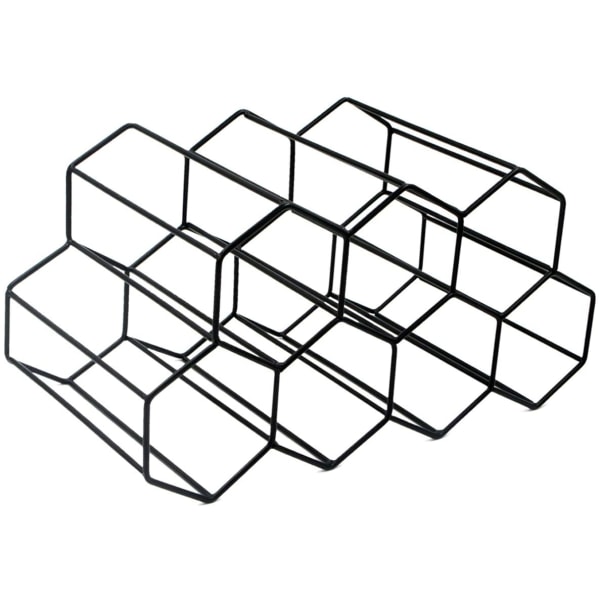Flasker Metal Vinstativ, Fritstående Vinstativ til Bordplade