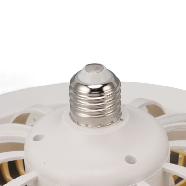 10,2 tommers 30W E27 LED Takvifte med Lys Fjernkontroll 3 Nivåer Vindhastighet 3 Farger Stille Innkapslet Takvifte 85‑265V Gul
